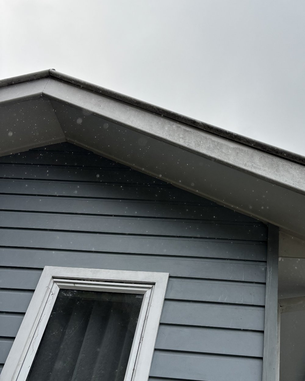 Roofline & Exterior Wash before cleaning