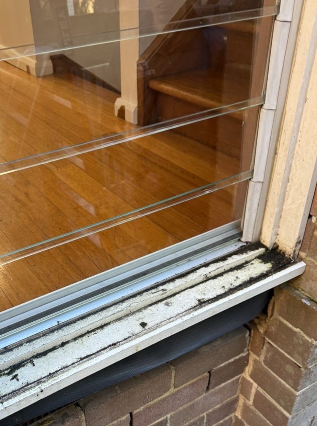 Frames & Sills before cleaning